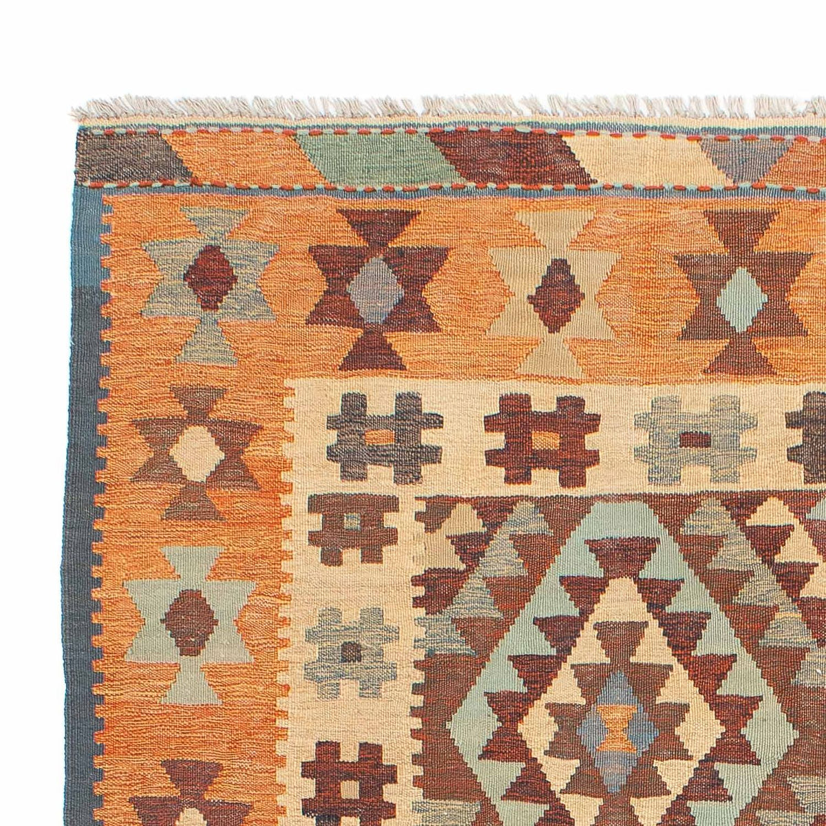 Tapis Kelim - Oriental - 208 x 150 cm - multicolore