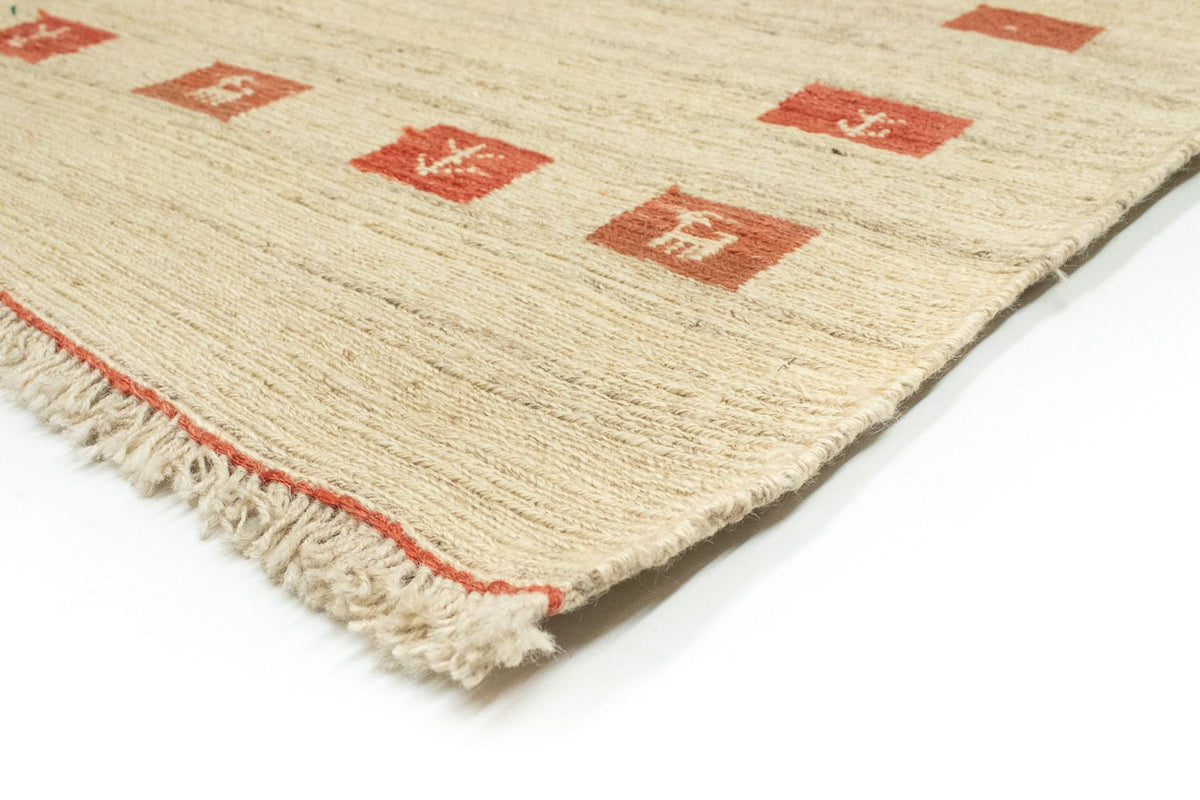 Tapis Gabbeh - Indus - 180 x 120 cm - beige