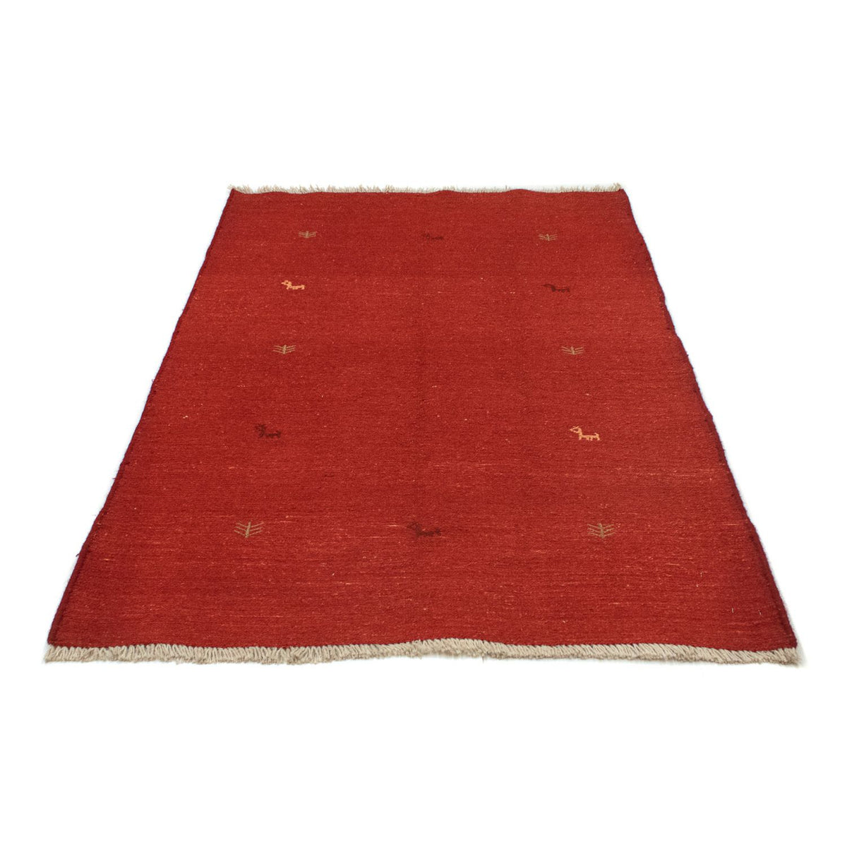 Tapis Gabbeh - Indus - 180 x 120 cm - rouge