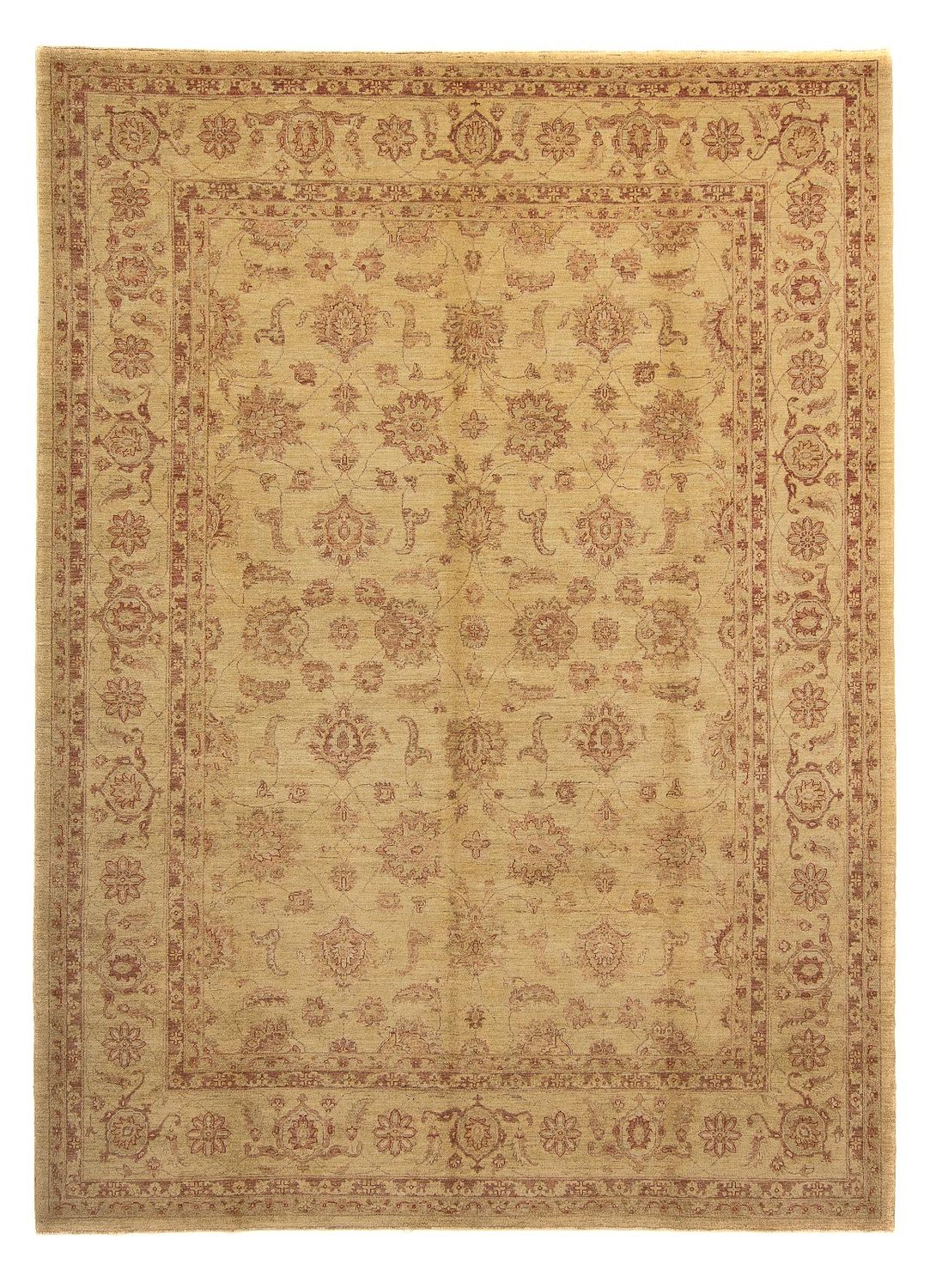 Tapis Ziegler - 414 x 310 cm - marron clair