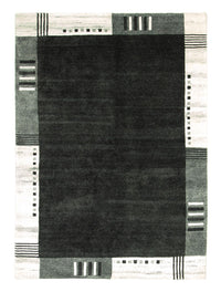 Tapis vintage - 200 x 140 cm - noir