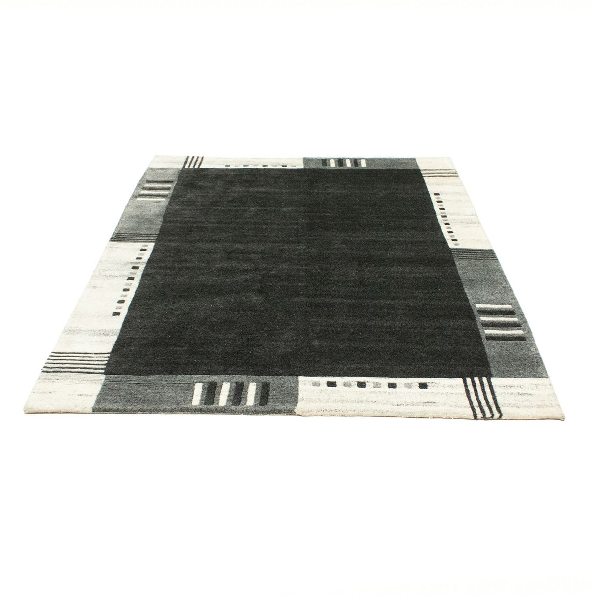 Tapis vintage - 200 x 140 cm - noir