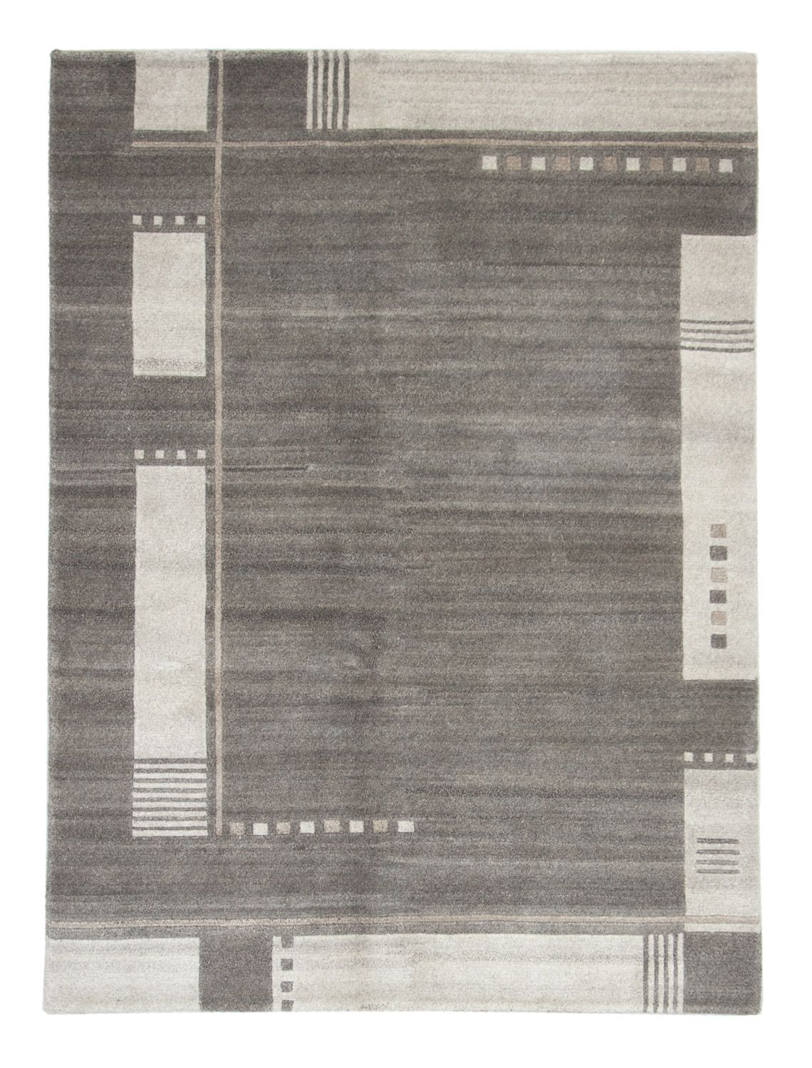 Tapis Népalais - 200 x 140 cm - gris