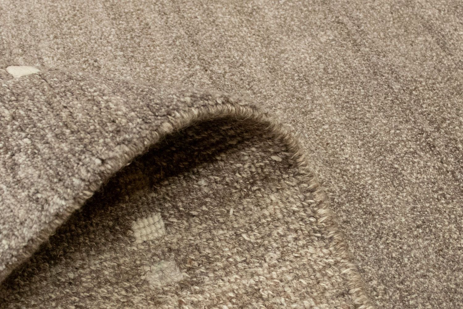 Tapis Népalais - 160 x 90 cm - chocolat clair
