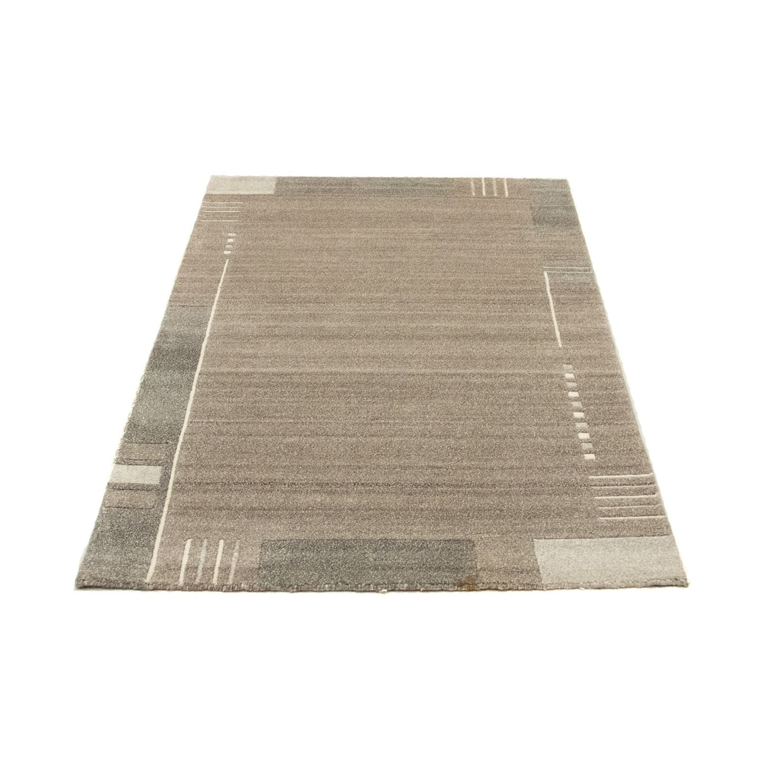 Tapis Népalais - 160 x 90 cm - chocolat clair