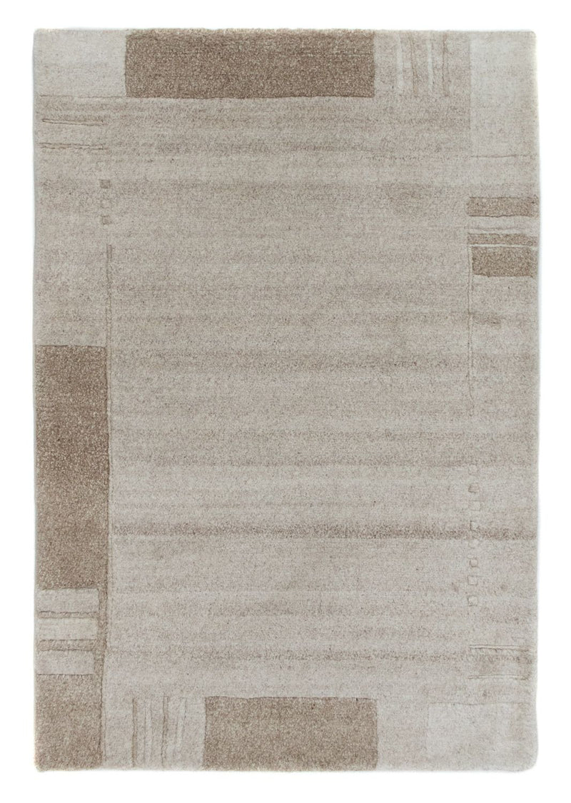 Tapis Népalais - 90 x 60 cm - beige
