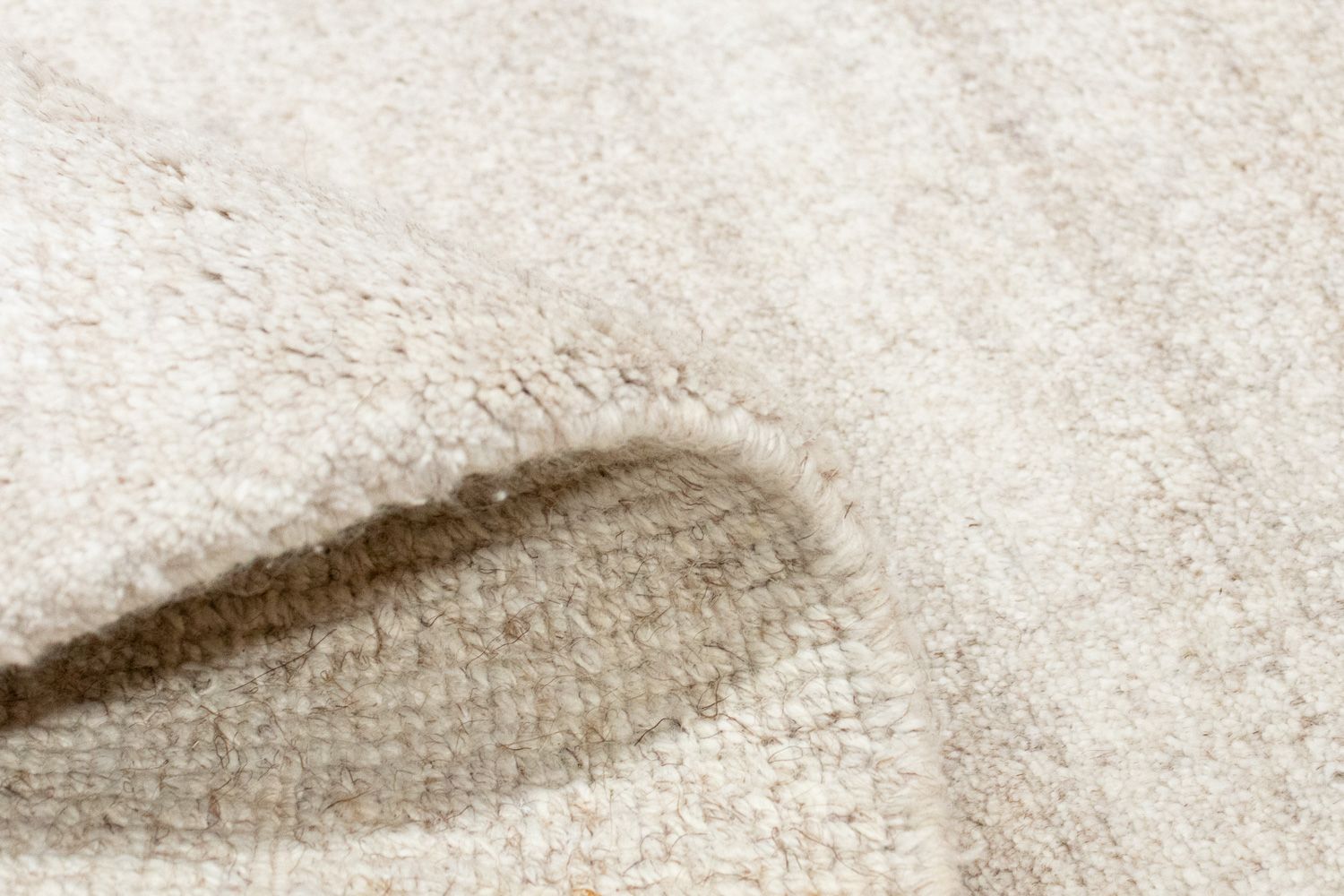 Tapis Népalais - 90 x 60 cm - beige