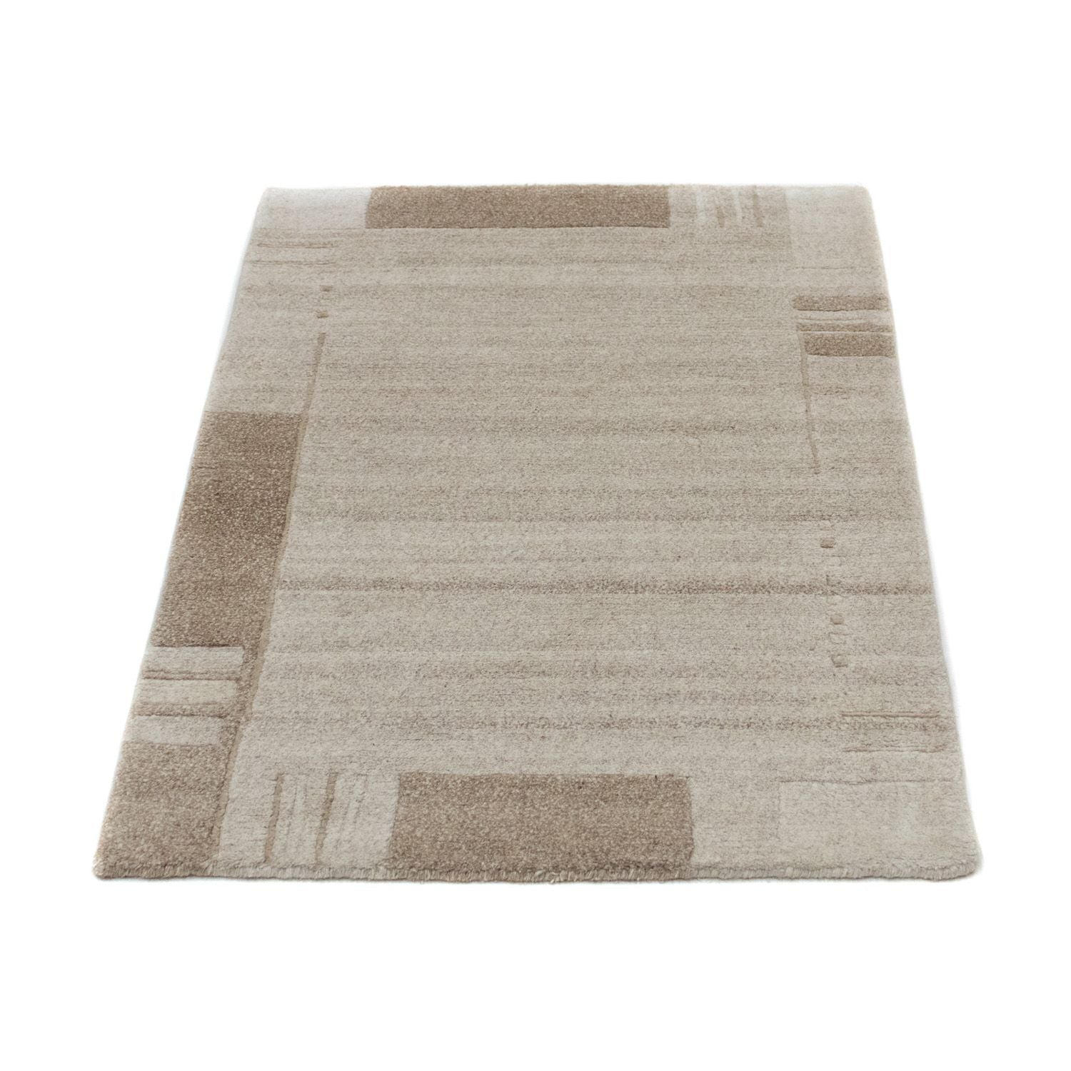Tapis Népalais - 90 x 60 cm - beige