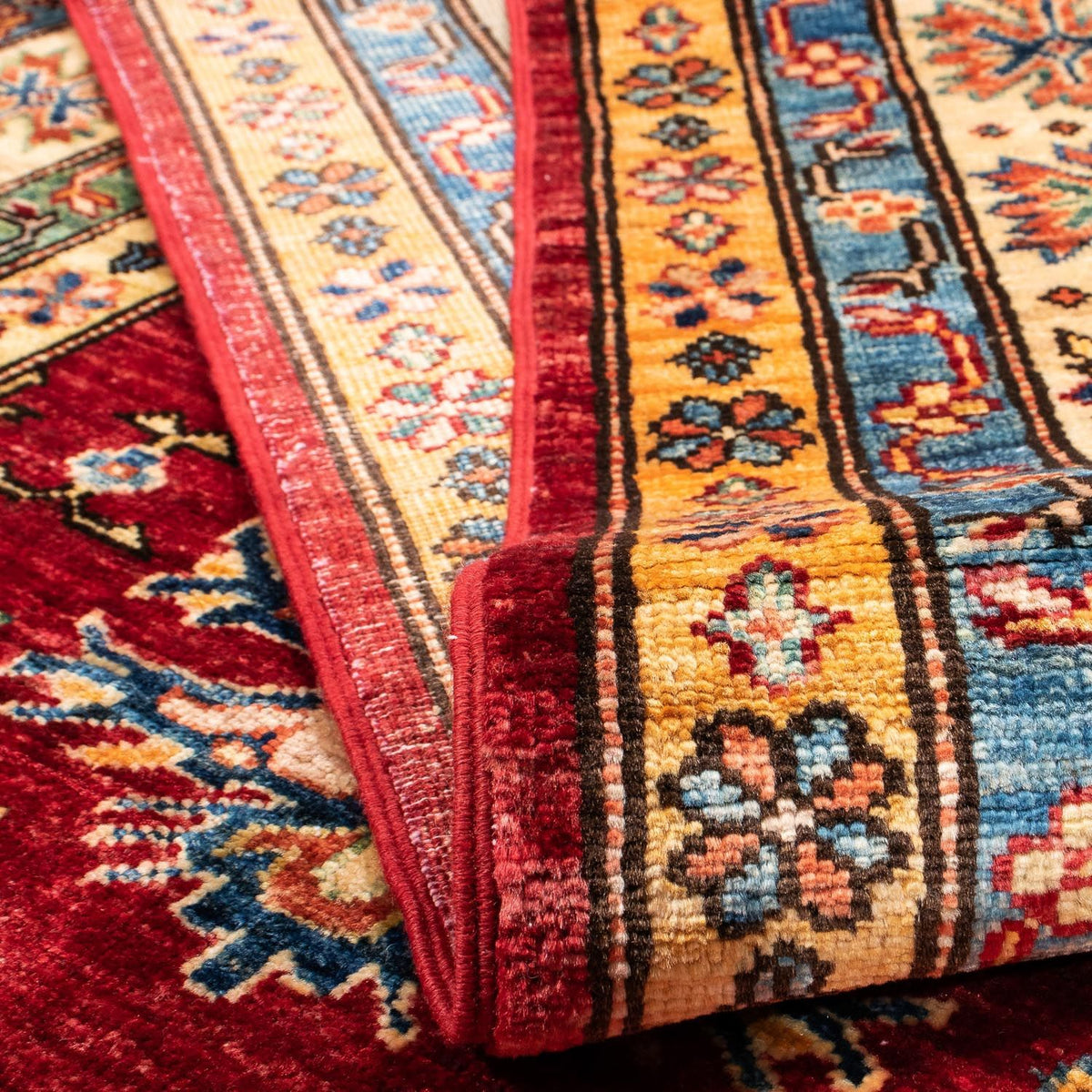 Tapis Ziegler - Kazak - 246 x 179 cm - rouge foncé