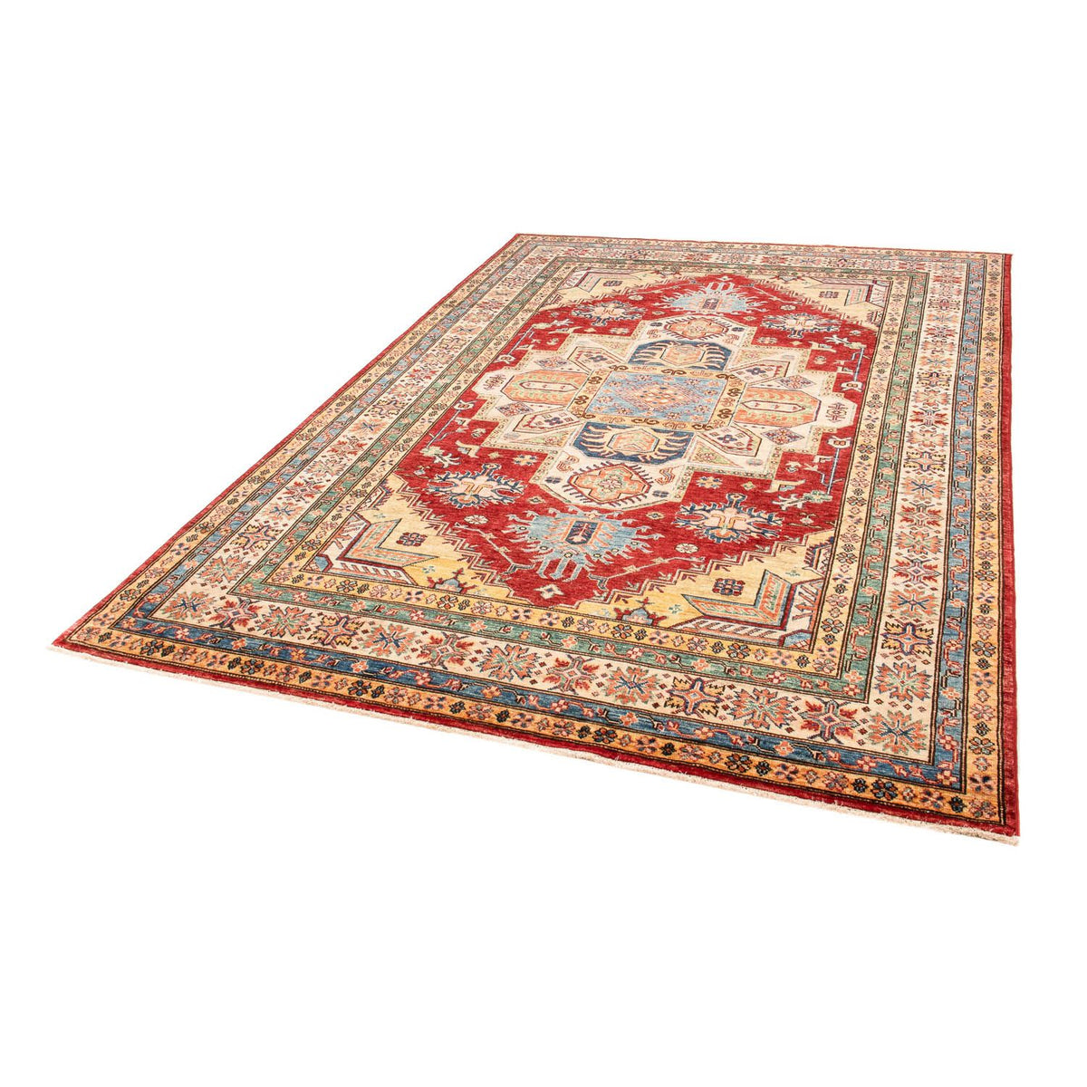 Tapis Ziegler - Kazak - 246 x 179 cm - rouge foncé