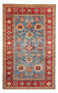 Tapis Ziegler - Kazak - 286 x 182 cm - bleu
