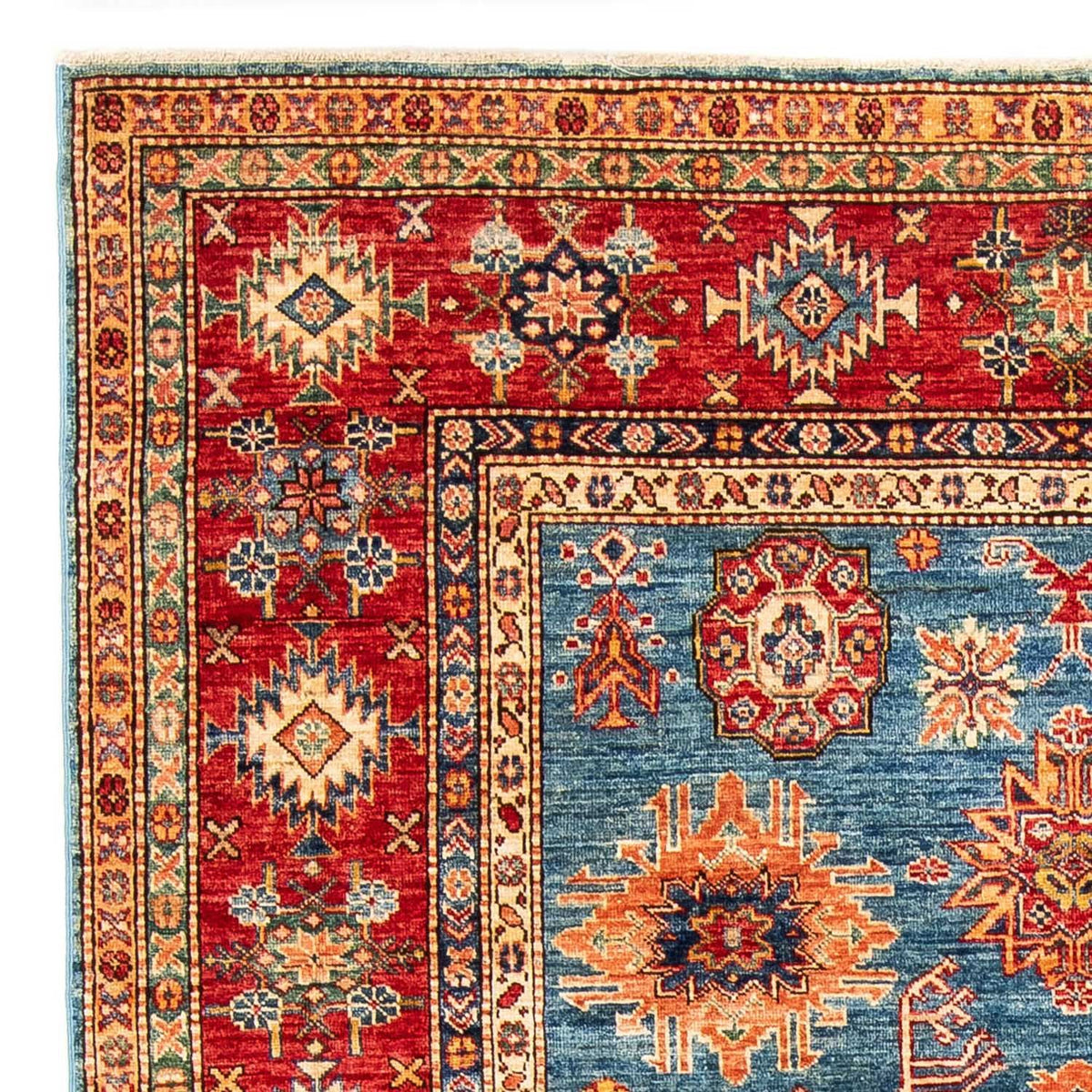 Tapis Ziegler - Kazak - 286 x 182 cm - bleu