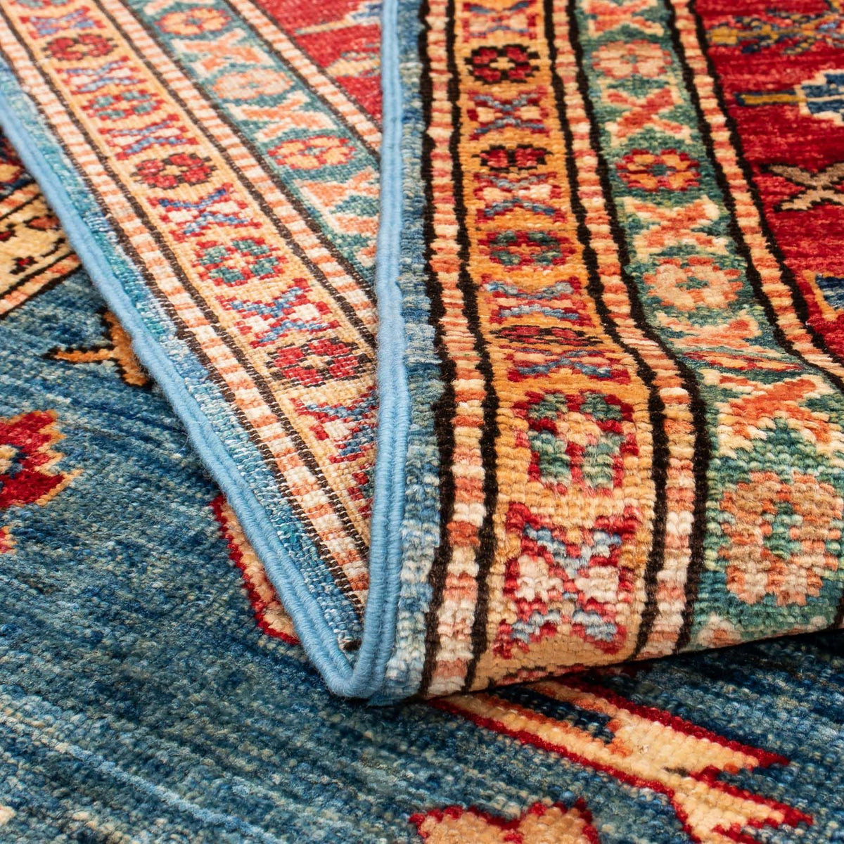 Tapis Ziegler - Kazak - 286 x 182 cm - bleu