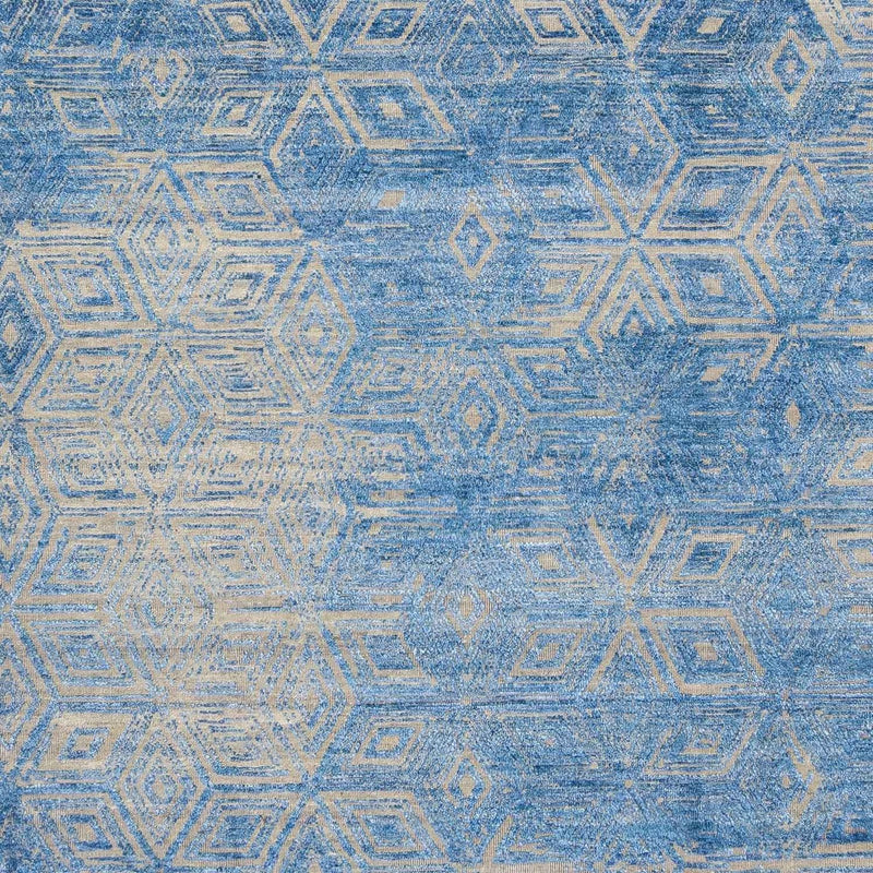 Tapis design - 307 x 248 cm - bleu
