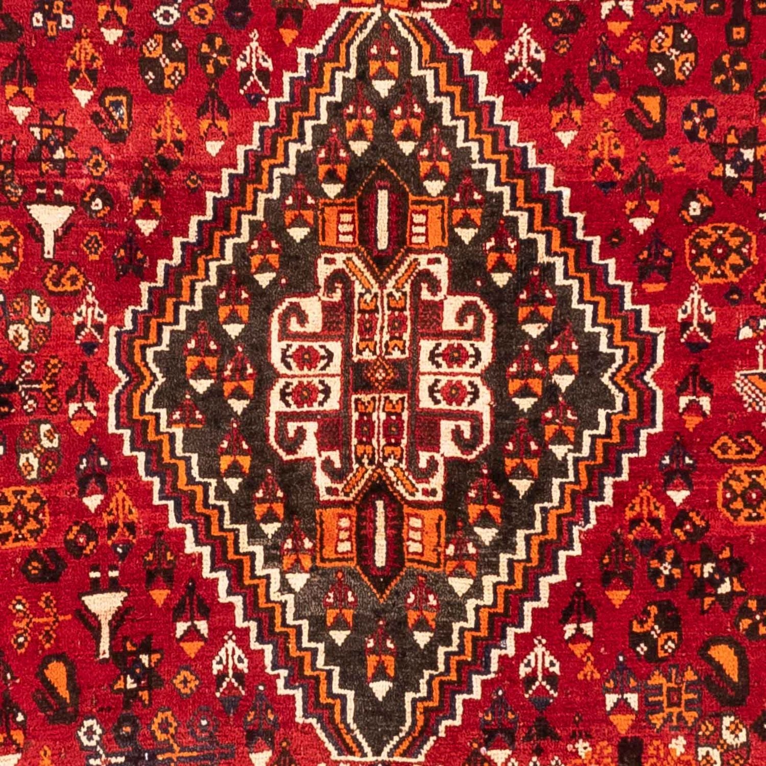 Tapis persan - Nomadic - 275 x 175 cm - rouge foncé