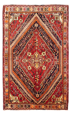 Tapis persan - Nomadic - 255 x 163 cm - rouge foncé