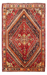 Tapis persan - Nomadic - 255 x 163 cm - rouge foncé