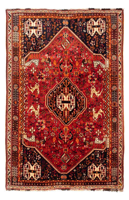 Tapis persan - Nomadic - 248 x 160 cm - rouge