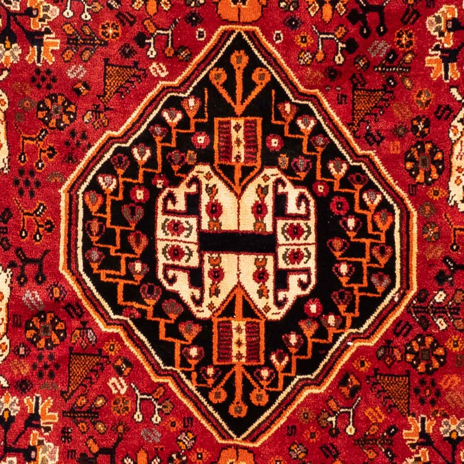 Tapis persan - Nomadic - 248 x 160 cm - rouge