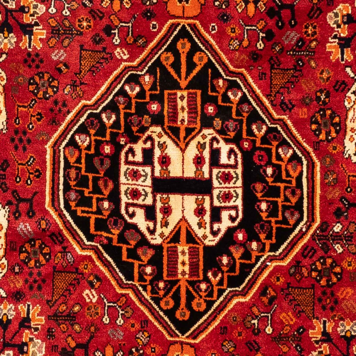 Tapis persan - Nomadic - 248 x 160 cm - rouge