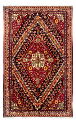 Tapis persan - Nomadic - 250 x 152 cm - rouge foncé