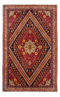 Tapis persan - Nomadic - 250 x 152 cm - rouge foncé