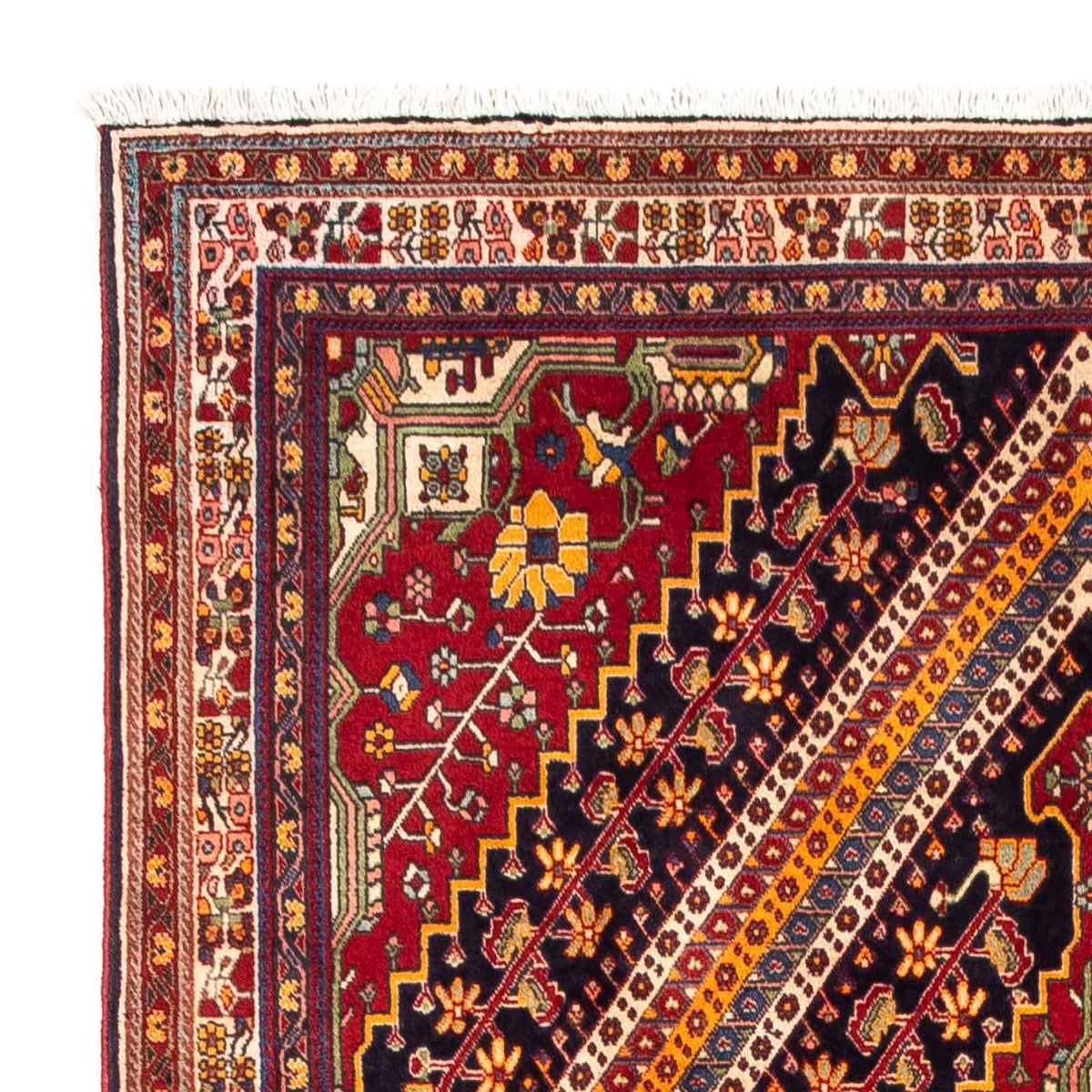 Tapis persan - Nomadic - 250 x 152 cm - rouge foncé