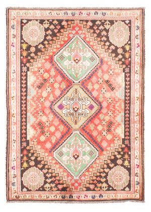 Tapis persan - Nomadic - 162 x 116 cm - rose