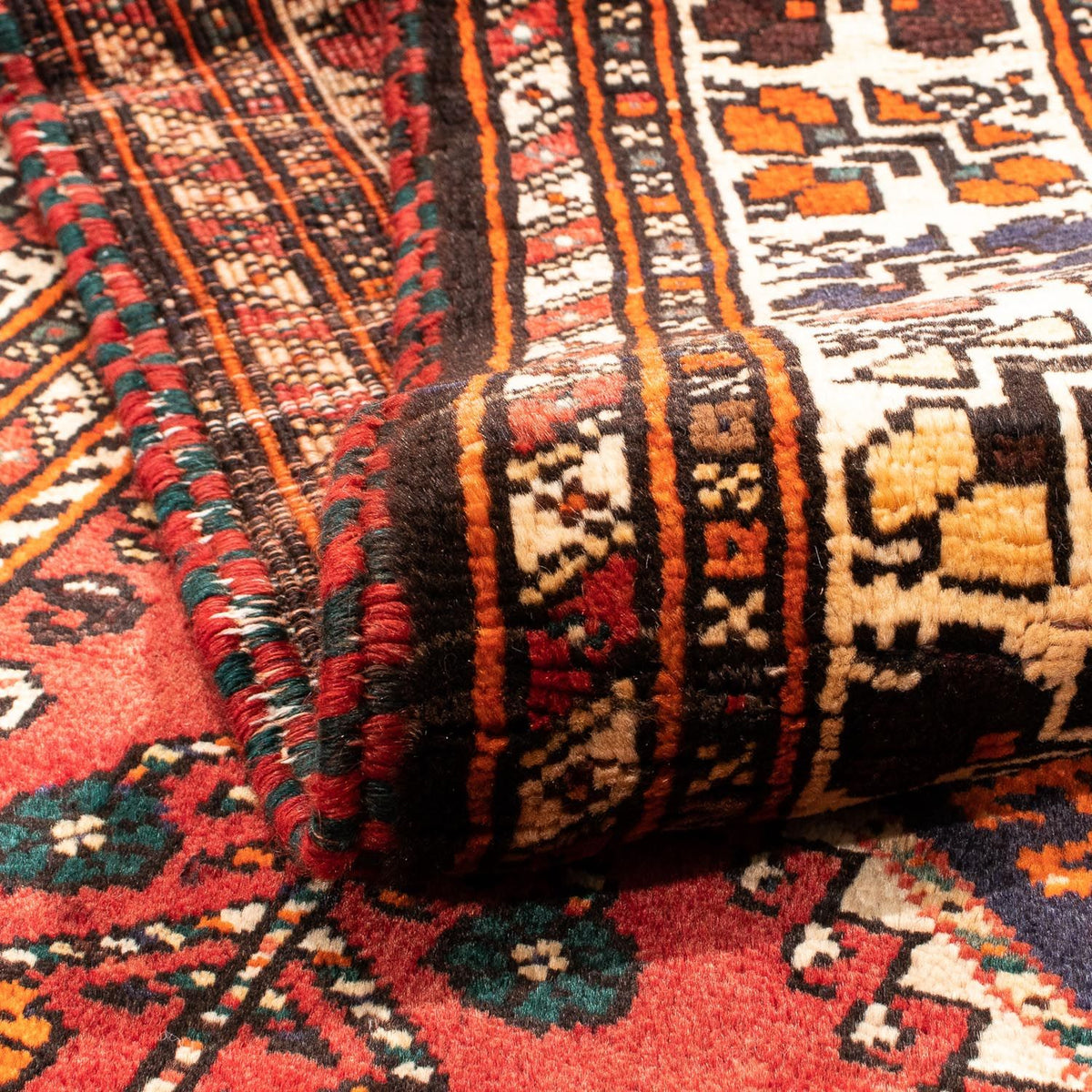 Tapis de couloir Tapis persan - Nomadic - 412 x 107 cm - rouge