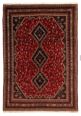 Tapis persan - Nomadic - 405 x 292 cm - rouge foncé