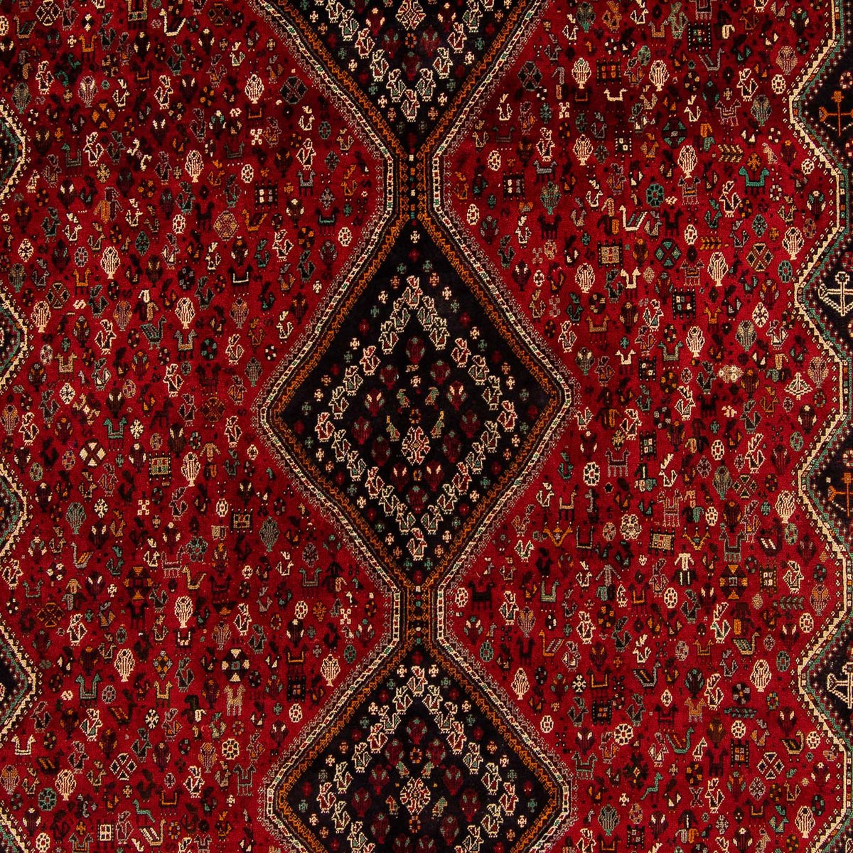 Tapis persan - Nomadic - 405 x 292 cm - rouge foncé