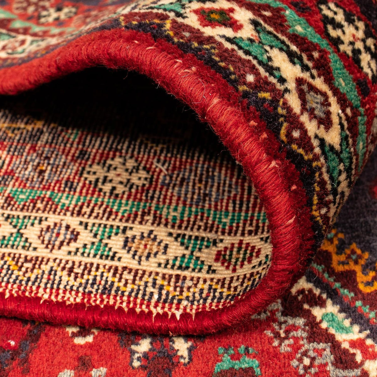 Tapis persan - Nomadic - 405 x 292 cm - rouge foncé