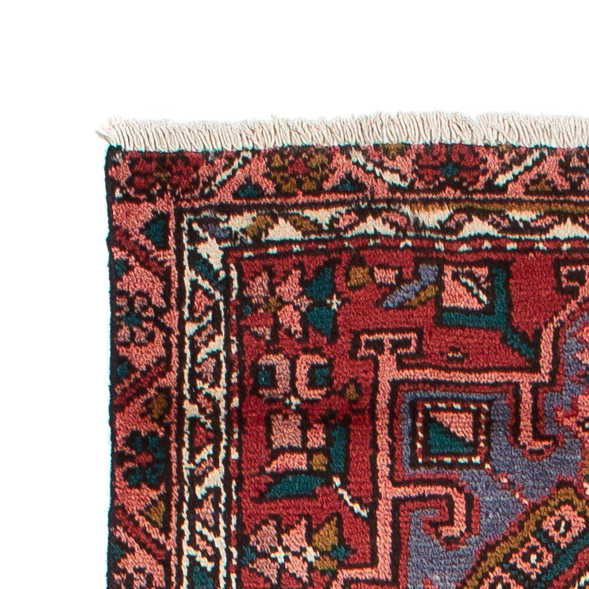 Tapis de couloir Tapis persan - Nomadic - 323 x 82 cm - rouge