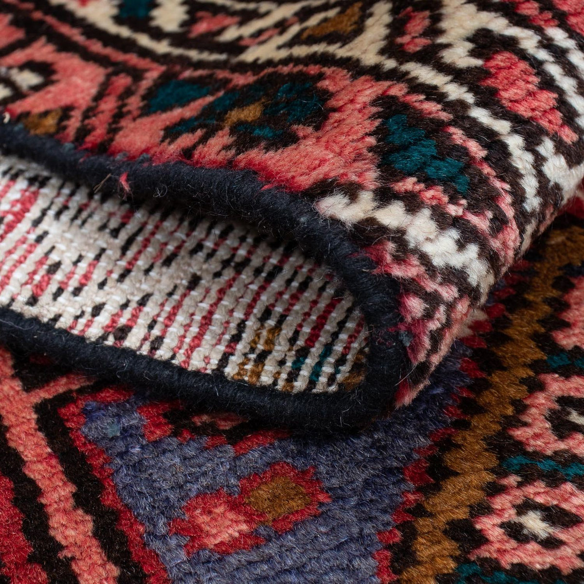 Tapis de couloir Tapis persan - Nomadic - 323 x 82 cm - rouge