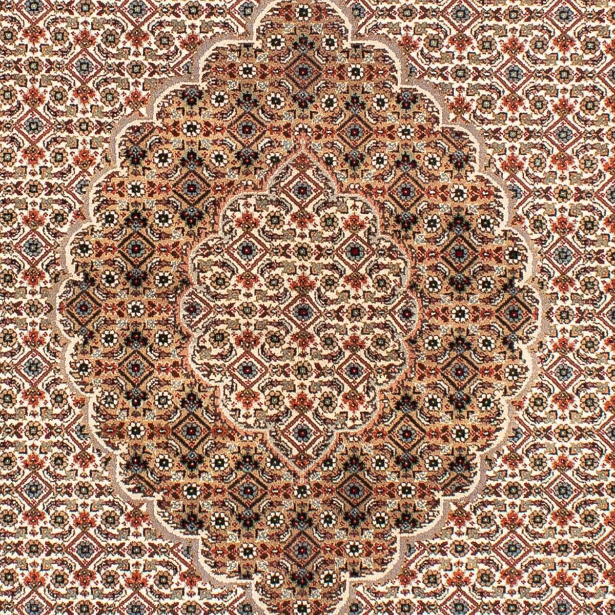 Tapis persan - Tabriz - 241 x 173 cm - beige