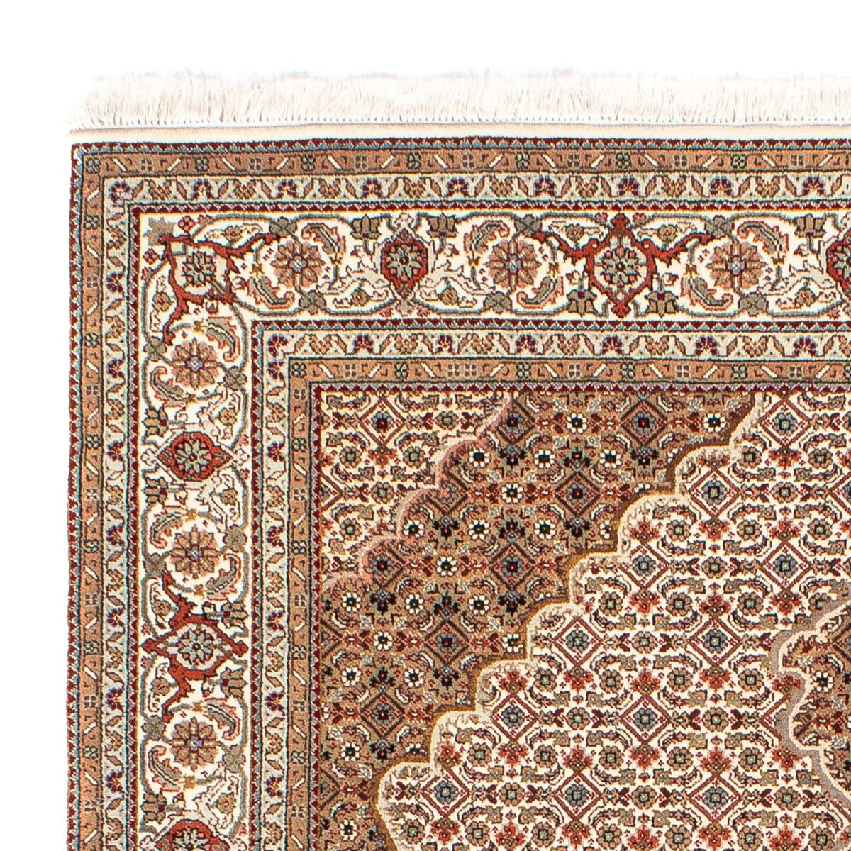 Tapis persan - Tabriz - 241 x 173 cm - beige