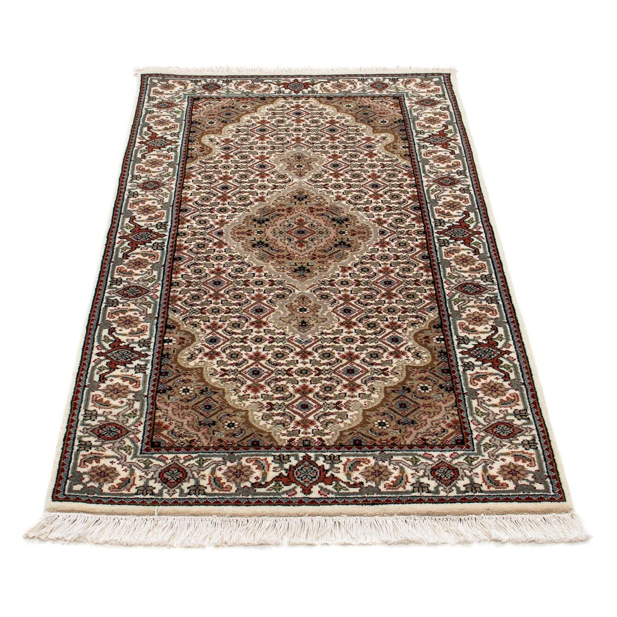 Tapis persan - Tabriz - 140 x 73 cm - beige