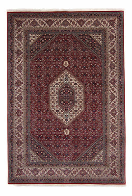Tapis persan - Bidjar - 297 x 202 cm - rouge foncé