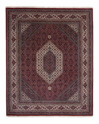 Tapis persan - Bidjar - 303 x 249 cm - rouge foncé