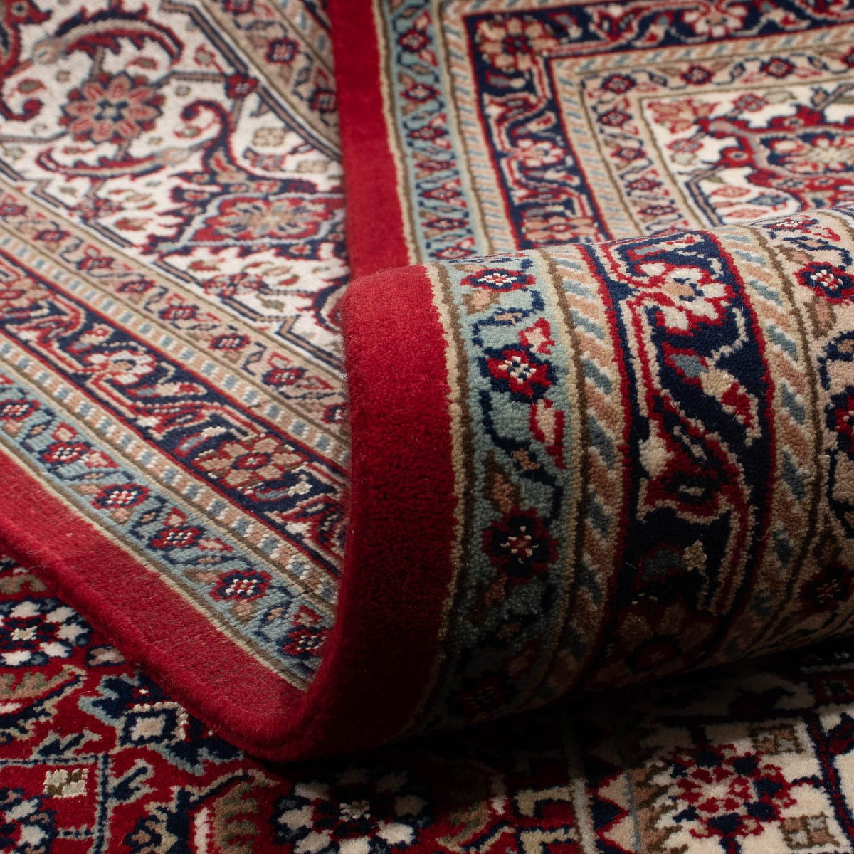 Tapis persan - Bidjar - 303 x 249 cm - rouge foncé