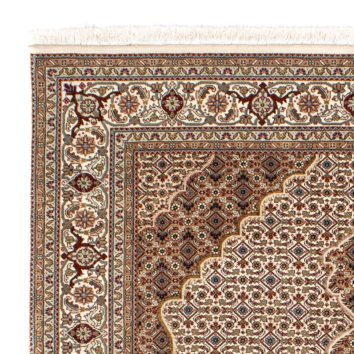 Tapis persan - Tabriz - 242 x 171 cm - beige