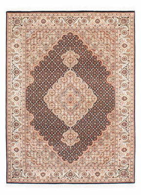 Tapis persan - Tabriz - 185 x 123 cm - bleu foncé