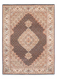 Tapis persan - Tabriz - 185 x 123 cm - bleu foncé
