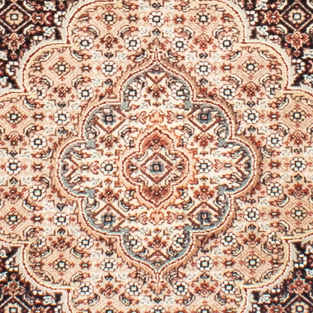 Tapis persan - Tabriz - 185 x 123 cm - bleu foncé
