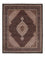 Tapis persan - Tabriz - 253 x 199 cm - bleu foncé