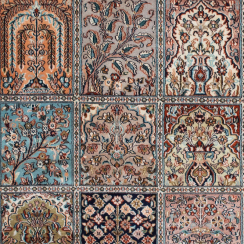 Tapis en soie - Soie du Cachemire - 152 x 96 cm - multicolore