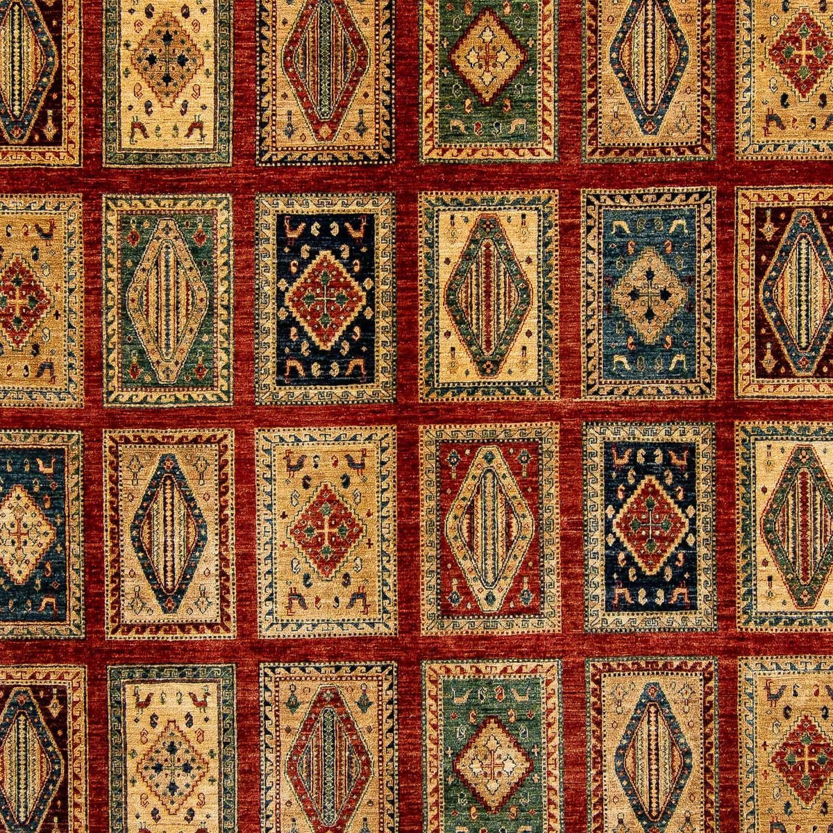 Tapis persan - Nomadic - 384 x 302 cm - rouge foncé