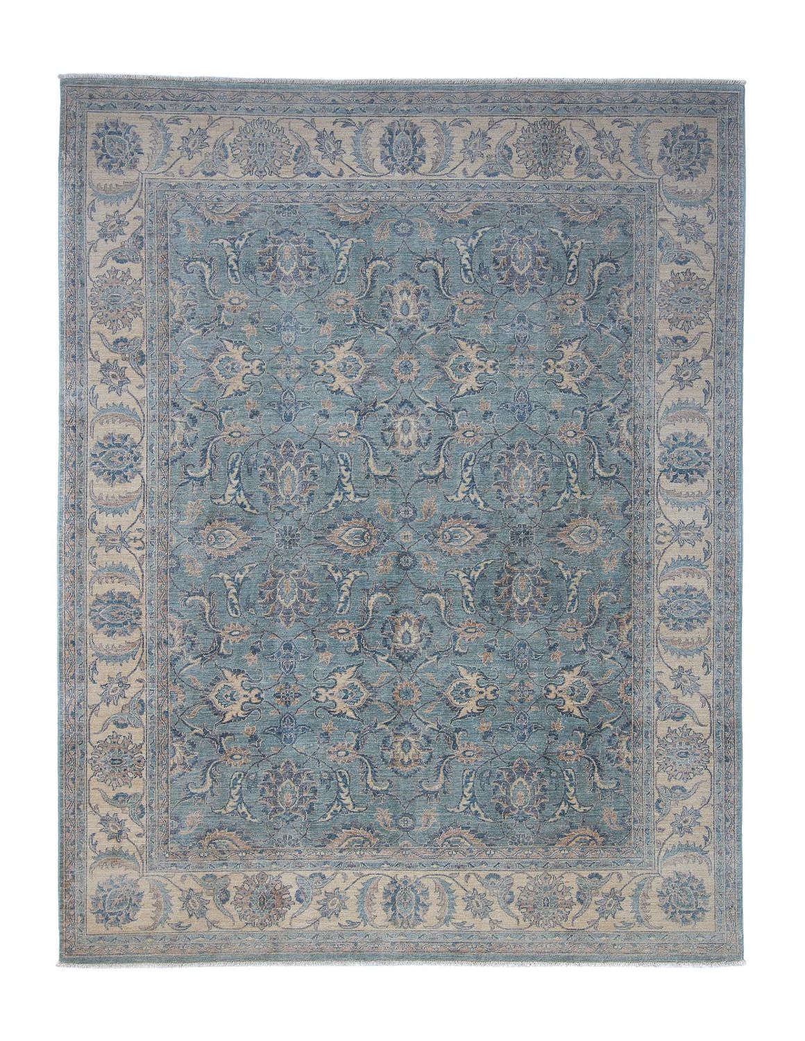 Tapis Ziegler - 306 x 232 cm - bleu