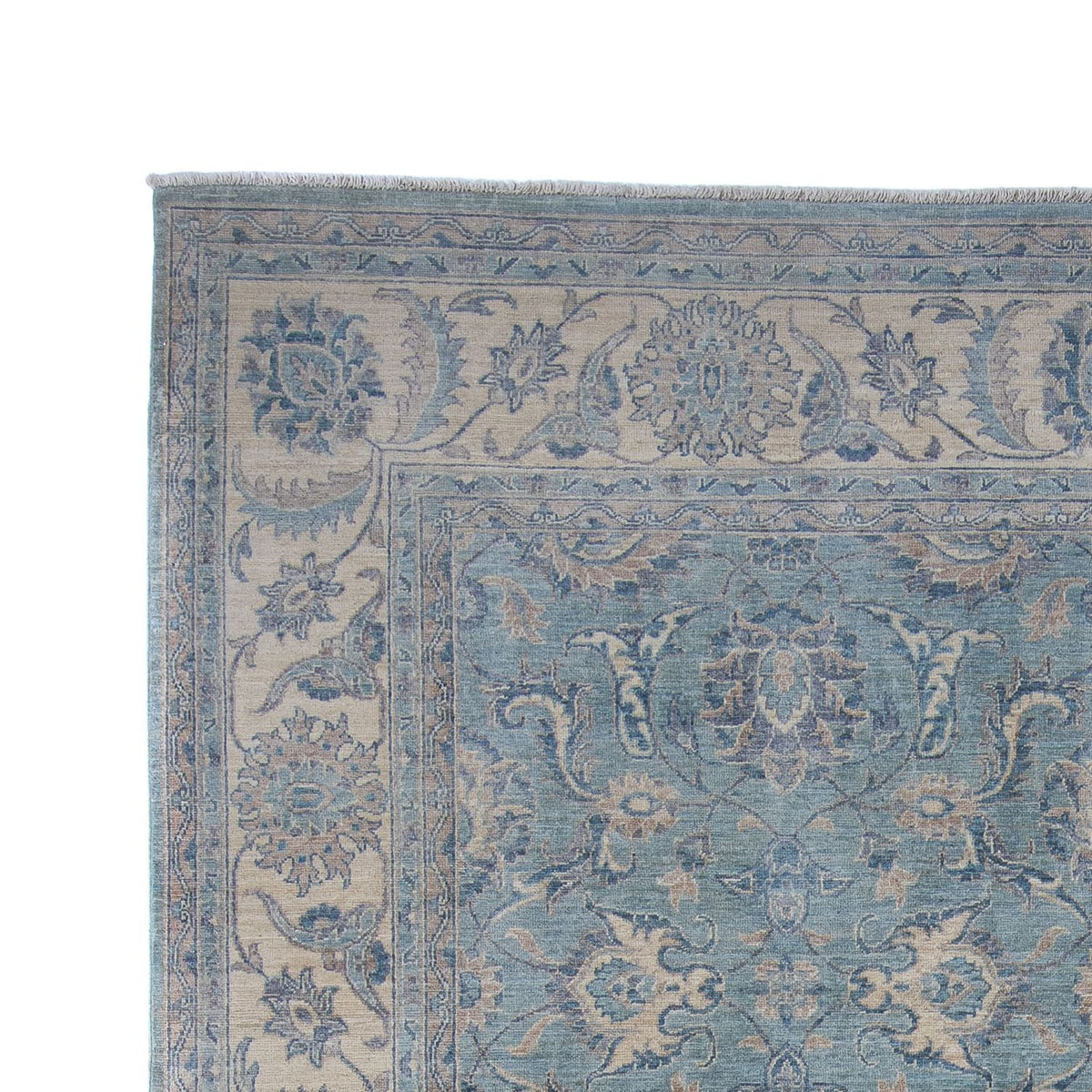 Tapis Ziegler - 306 x 232 cm - bleu