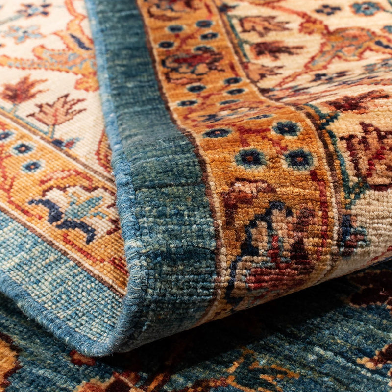 Tapis Ziegler - 238 x 173 cm - bleu foncé